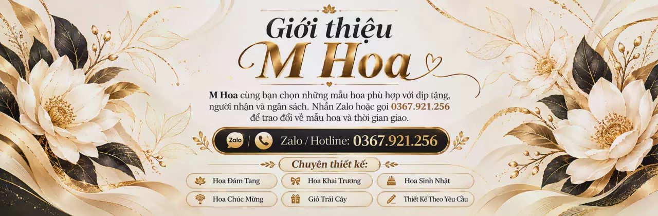 Ảnh bìa Shop hoa tươi Xã Trung Hiệp Vĩnh Long - Hoa tươi cho từng lời chúc